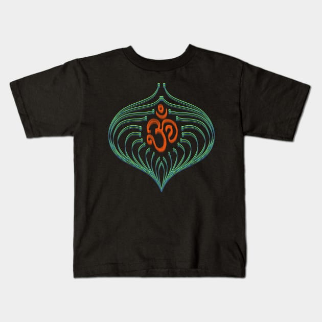 OM: Illusion Kids T-Shirt by swarna artz